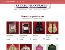 Tablet Screenshot of casadelcofrade.com